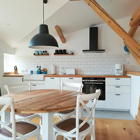 Kranich - Stilvolles Ferien-apartment Am Naturschutzgebiet Dosenmoor 公寓 Negenharrie
